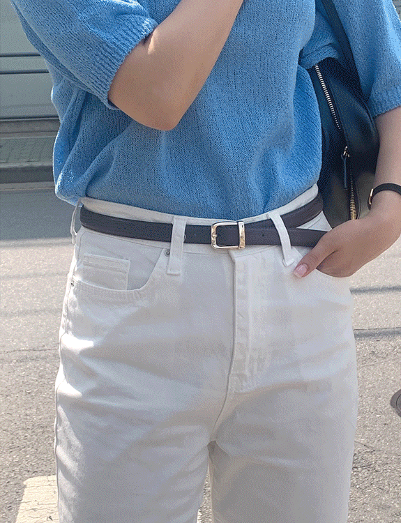 클리프 leather belt (소가죽 100%)